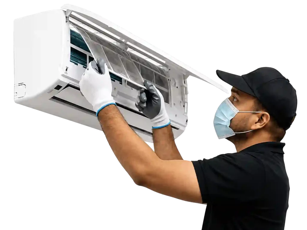 AC repair in Hamad Town by professional technician.