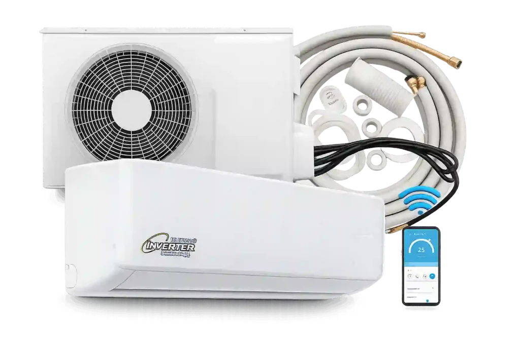 Complete split AC system for AC repair in Hamad Town.