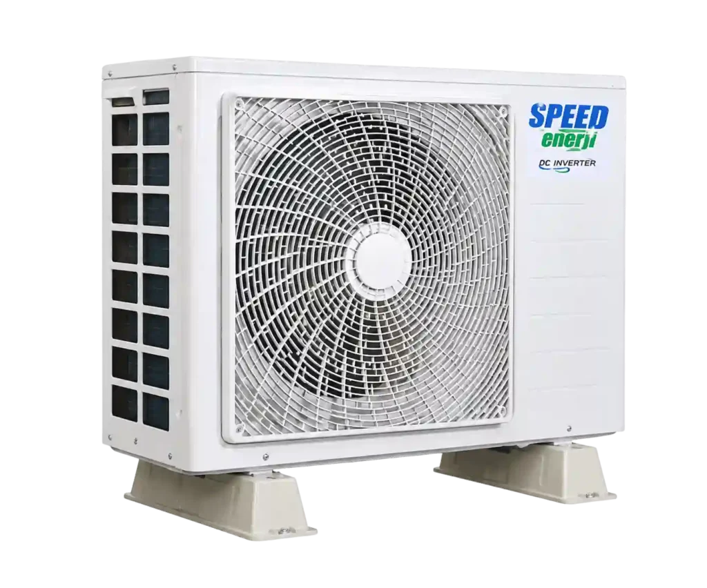 Split air conditioner outdoor condenser unit for professional ac repair in Bahrain.