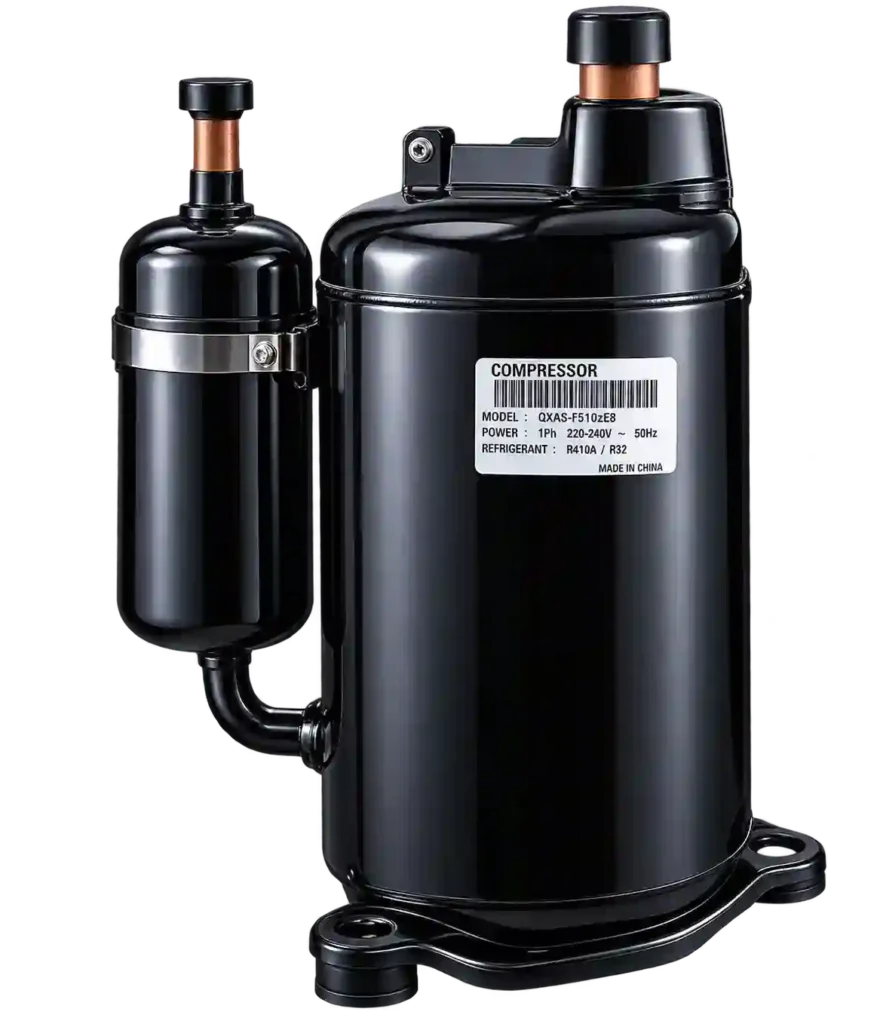 Split AC compressor unit for air conditioning system.