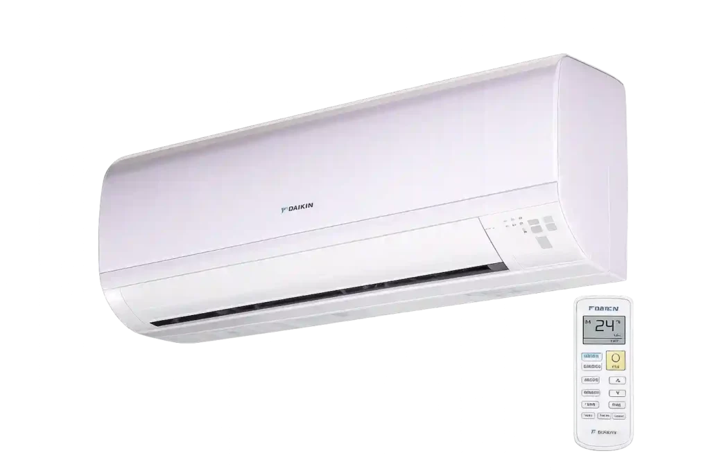 Split air conditioner with remote for air conditioning repair in Bahrain.